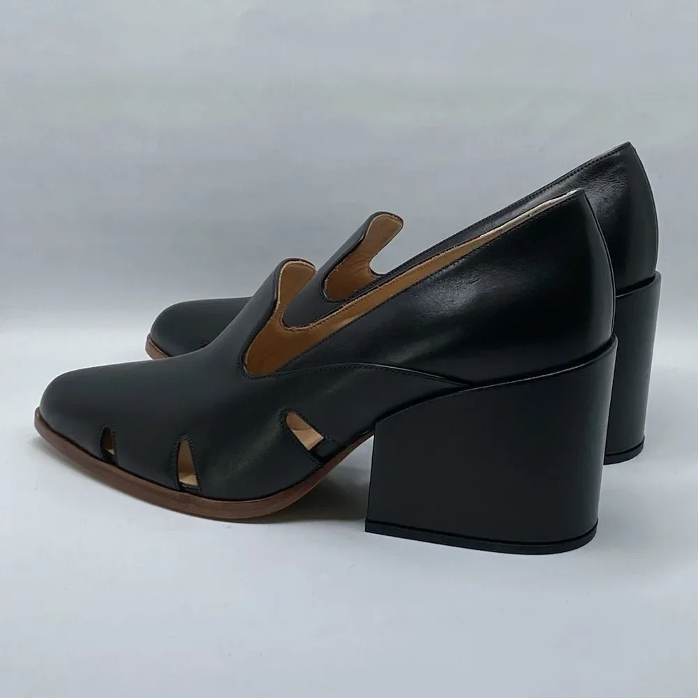 Gabriela Hearst Eliza 80MM Leather Loafers size 39